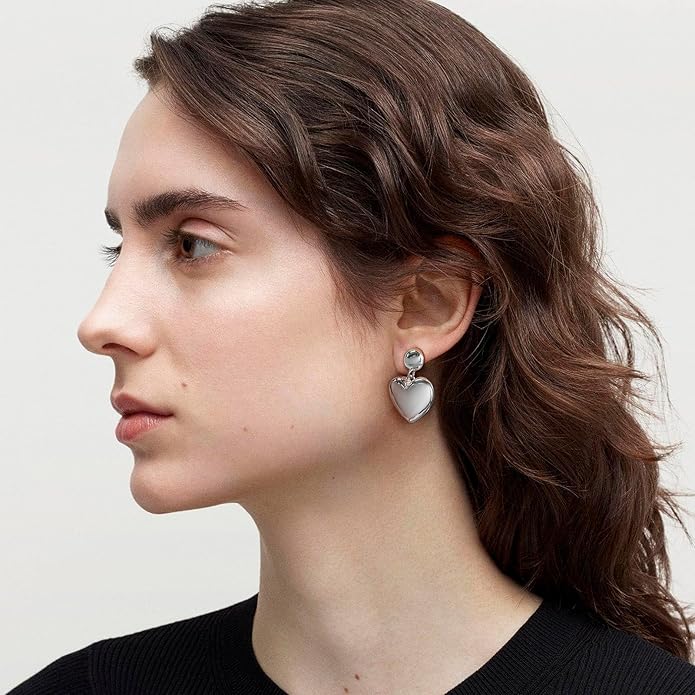 14K Gold Earring Cross Waterdrop Butterfly Heart Knot Earrings for Women Gold Silver Cross Leverback Drop Gold Silver Teardrop Hoop Dangle Earring White Gold Dangle Drop Earring