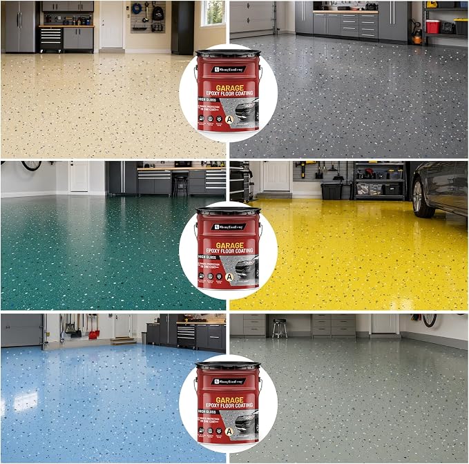 Two-Component Epoxy Floor Paint Kit, 4 Gallon Self-Leveling & Roller Coating - Image 3