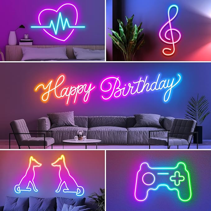 AILBTON 18m Smart Waterproof LED Neon Lights, Music Sync Color Changing - Image 4