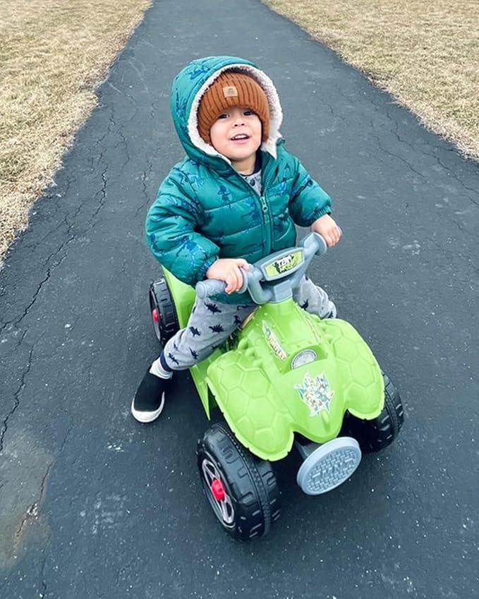 Baby Beanie Fleece Lined Toddler Winter Hat with Ear Flaps Little Girls Boys Warm Hats Cute Beanies for Kids