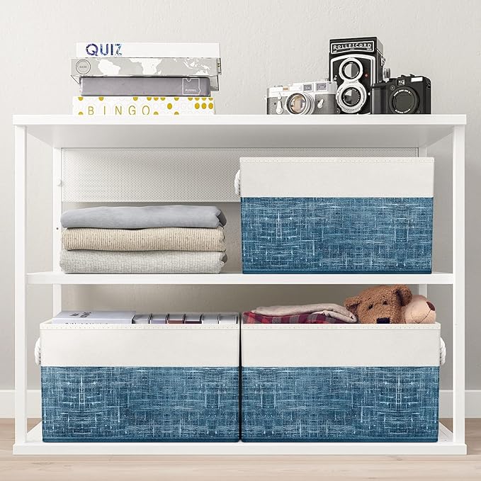 Storage Bins 3-Pack, Foldable Storage Baskets - Image 6