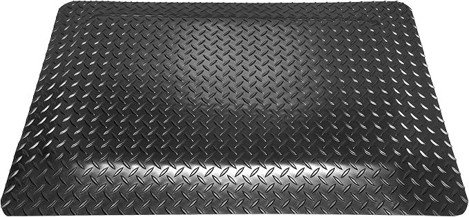 American Classic Diamond Plate Anti-Fatigue Mat – Closed-Cell Polymeric Sponge by Rhino+Mats