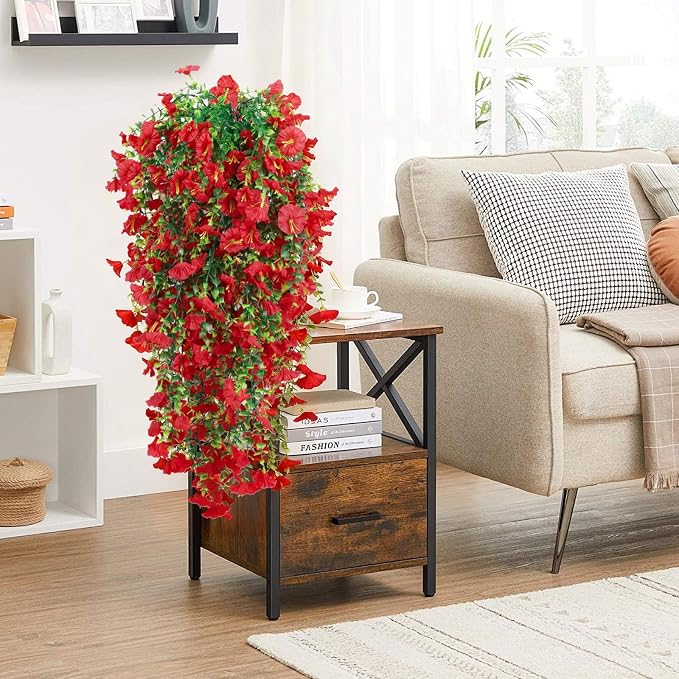 4-Pack Fake Hanging Plants, Faux Hanging Plant Artificial Greenery - Image 7