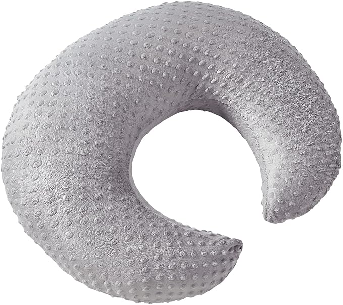 Upgraded Plus Size Nursing Pillow and Positioner for Breastfeeding and Bottle Feeding, Breast Feeding Pillows for Mom, Removable Nursing Pillow Cover