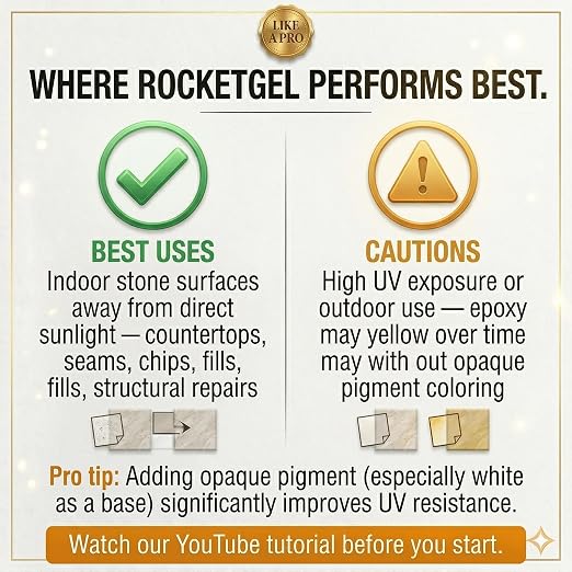 RocketGel 25 Minute Professional Epoxy Countertop Kit - Image 4