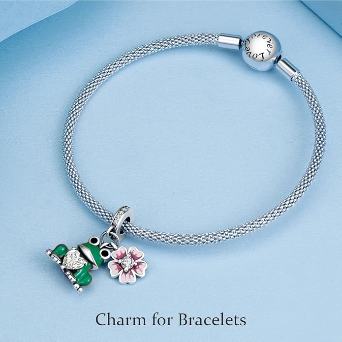925 Sterling Silver Charms Magic Movie Character Dangle Beads for Bracelets and Necklaces Jewelry for Women