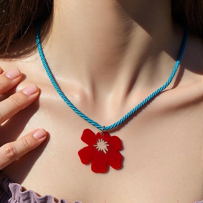 Snake Butterfly Necklace for Women Y2k Irregular Round Bead Pendant Women's Jewelry