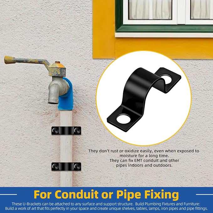 Glarks 25pcs 12mm Pipe Strap Clamp - Image 5