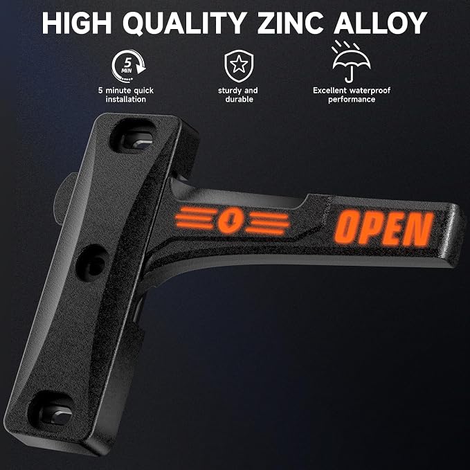 Zinc Alloy RV Screen Door Latch, Camper Screen Door Latch Replacement Kit - Image 2