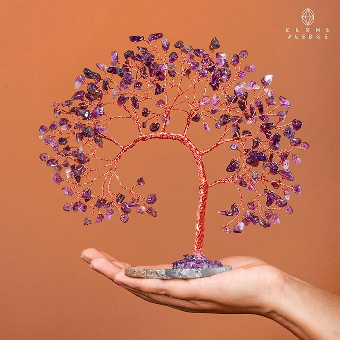 Amethyst Crystal Tree of Life for Home, Wall Decor to Bring Money & Good Luck - Image 6