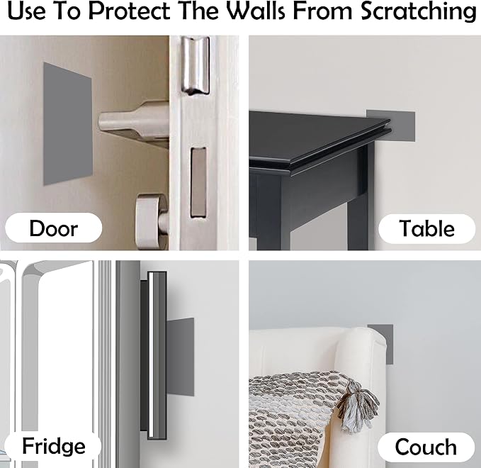 Rubber Bond Self-Adhesive Rubber Wall Outlet Cover Plate 5 Pack - Image 6