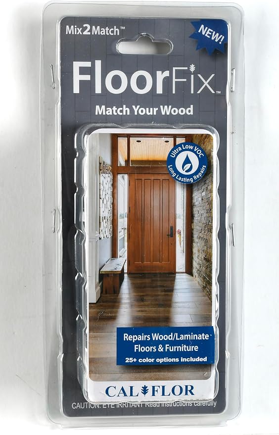CalFlor FloorFix Mix2Match Hardwood & Laminate Repair Kit – 20 Color Formulas + - Image 2