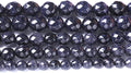 12mm 32pcs Natural Blue Sandstone Faceted Stone Beads for Jewelry Making DIY Bracelet Necklace Accessories 15" Energy Healing Power Stone Beads (Faceted Blue Sandstone, 12mm)