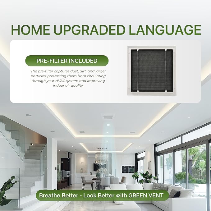 Modern Air Return Grille 6x6 - Image 2