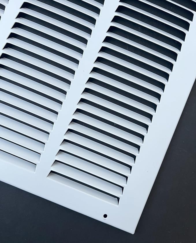 Fits 16x20 Duct Opening Stamped Steel Return Air Grille Vent Cover Grille - Image 3