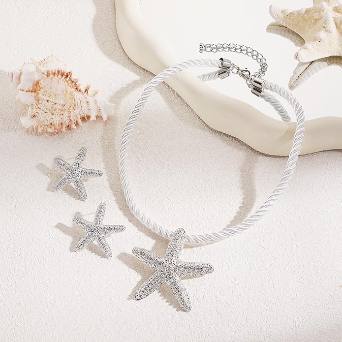 Bocar Starfish Pendant Necklace for Women