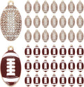 MARFOREVER Sports Charms, 40 Pcs/20 Pairs Football Charms for Jewelry Making, Enamel Rhinestone Ball Game Charm Pendants for Bracelet Necklace Earrings Making and DIY Crafts