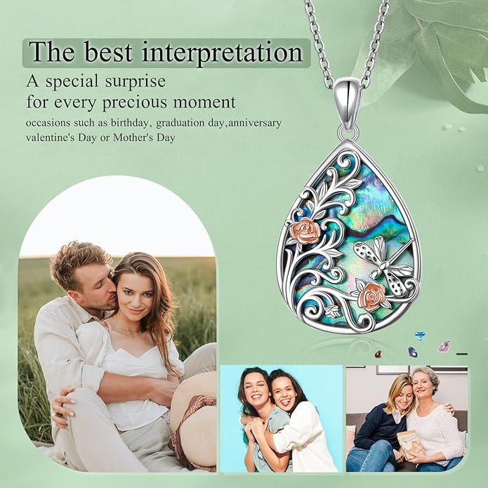 FLYOW 925 Sterling Silver Cute Animal Jewelry Hummingbird/Butterfly/Wolf/Corgi/Cat/Snake/Spider/Bat/Penguin/Bear/Opossum/Frog/Guinea Pig for Women Mother Friend Animal Lovers