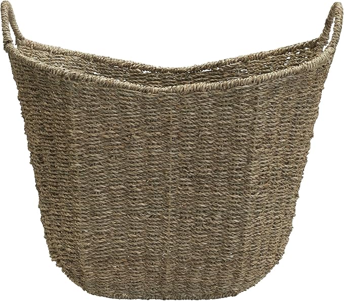 Household Essentials Brown Wicker Storage Basket - Image 3
