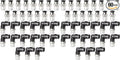 TAILONZ PNEUMATIC Elbow and Straight Combination 1/4 Inch Tube OD x 1/8 Inch by TAILONZPNEUMATIC