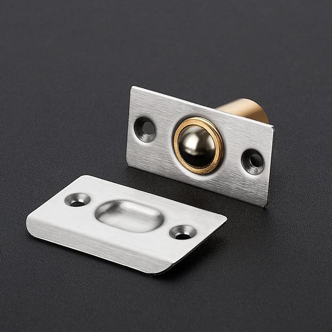 Ravinte Silver Door Ball Catch, Closet Door Latch Adjustable, 2 Pack | Solid - Image 4