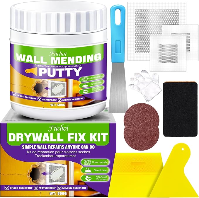 Drywall Repair Kit, 17.6oz Wall Spackle Paste, Drywall Hole Patch Repair Kit | by Unknown