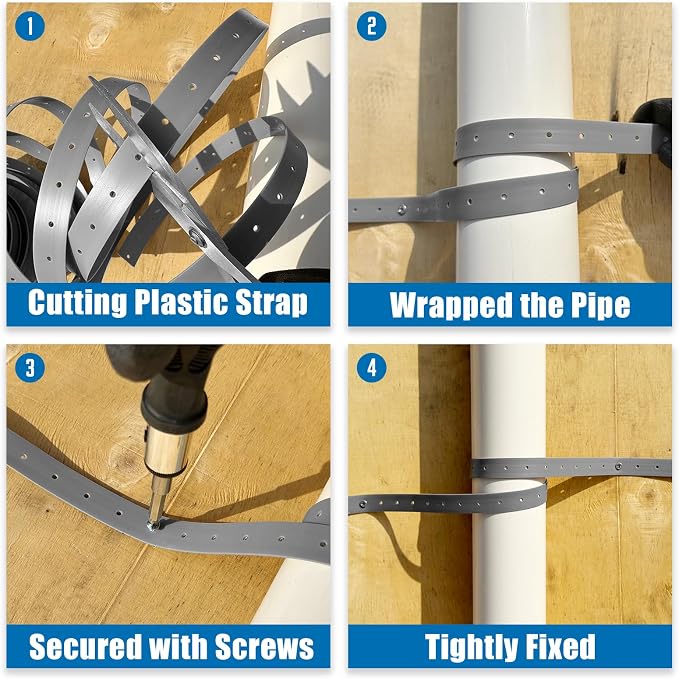 Plastic Hanger Strap 3/4 Inch x 100 Feet Reinforced Flexible Hanger Strap - Image 5
