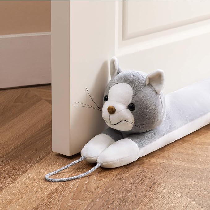 Sunolga Door Draft Stopper Blocks Hot and Cold Air, Weighted Sand and Cotton by SunolgaIndustriesInc