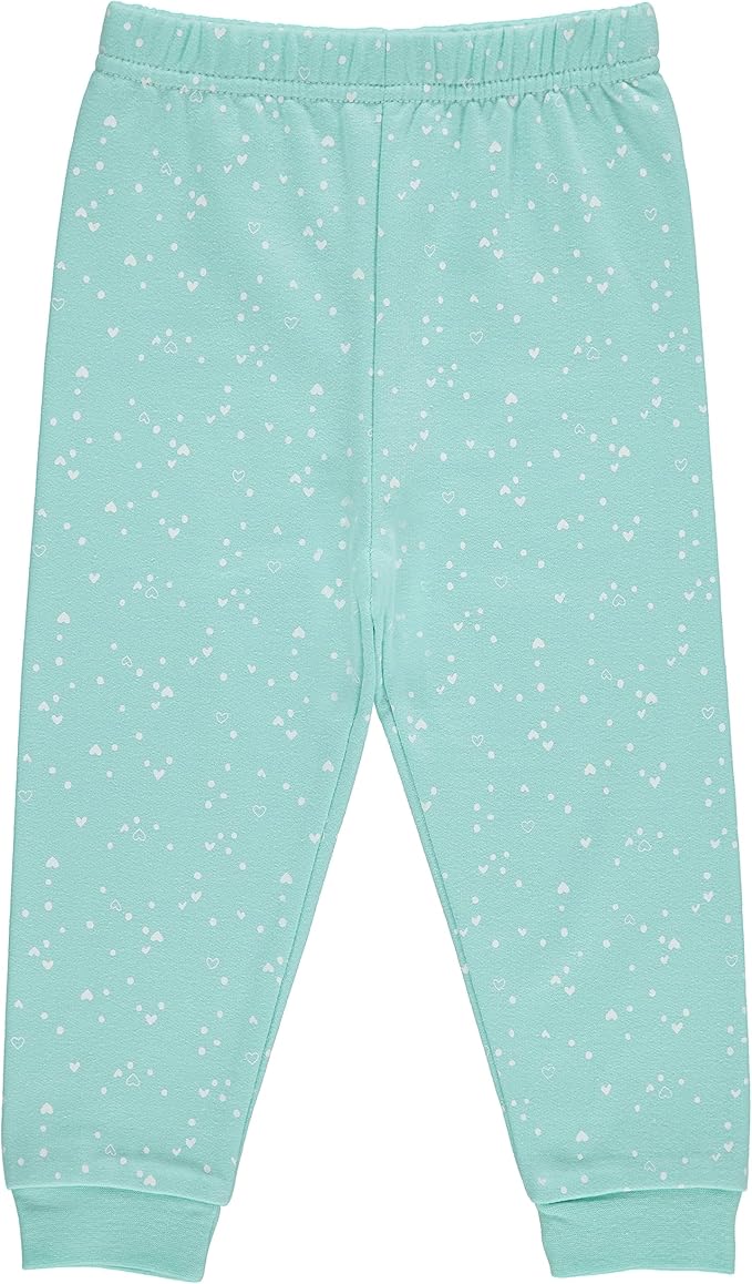 Cudlie 5-Pack Baby/Toddler Girls Joggers - Lounge Pants, Active Sweatpants Sweats - Fashion Joggers for Girls