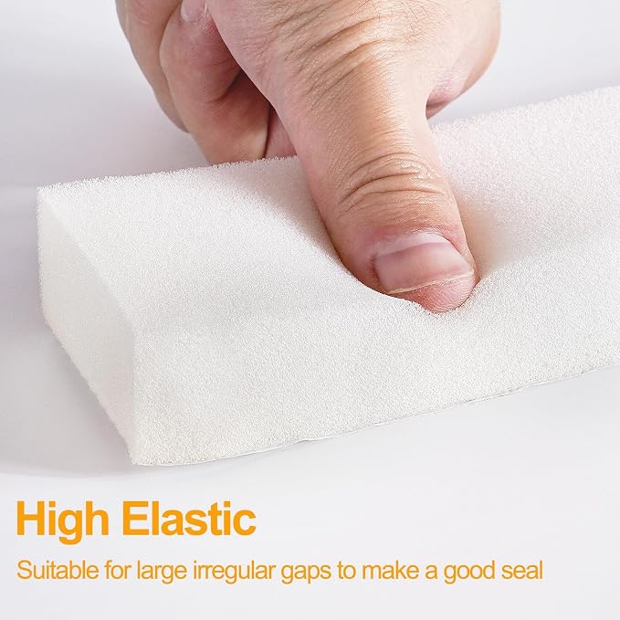High Density Foam Tape Air Conditioner Window Seal, 2x1 Inch Thick Foam Stripe - Image 5