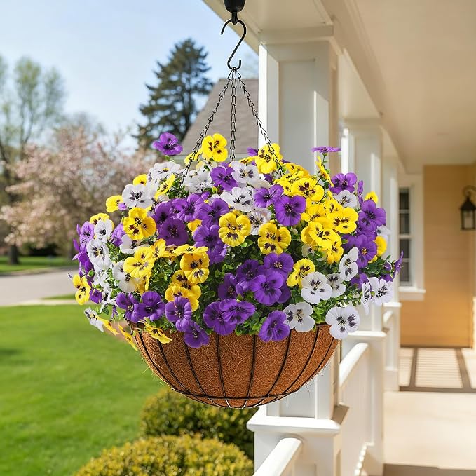 Alupssuc 48 Bundles Artificial Flowers UV Resistant - Image 7