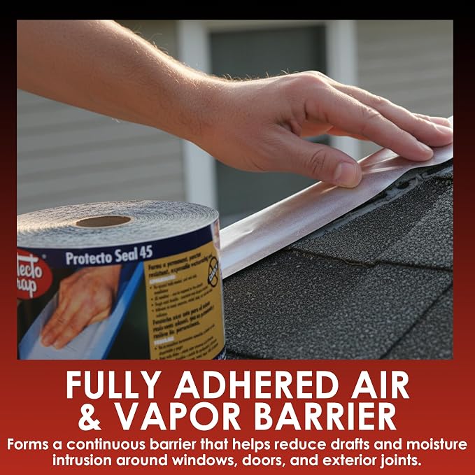 PS45 Alum Waterproofing Membrane – Self-Adhering Aluminum Flashing – UV-Rated - Image 6