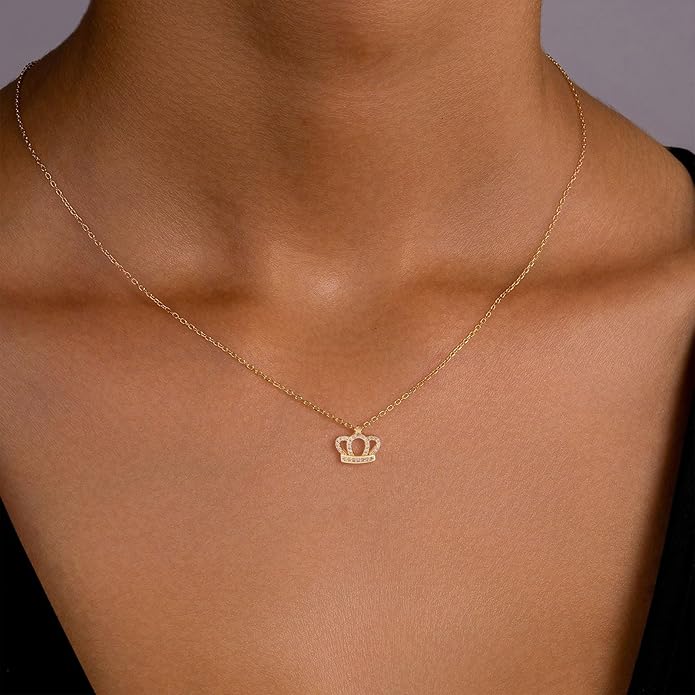 14K Gold Plated Dainty Pendant Butterfly Bead Boot Bee Baseball Flower Compass Airplane Heart Hummingbird Tree Necklace Simple Jewelry Gift for Women
