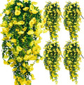 4-Pack Fake Hanging Plants, Faux Hanging Plant Artificial Greenery by Unknown