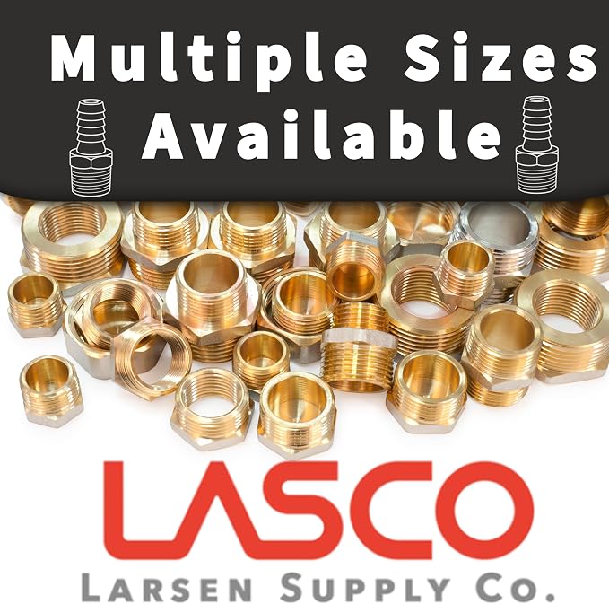 LASCO 17-4627 3/8-Inch Flare by 1/8-Inch Female Pipe Thread Brass Adapter - Image 5