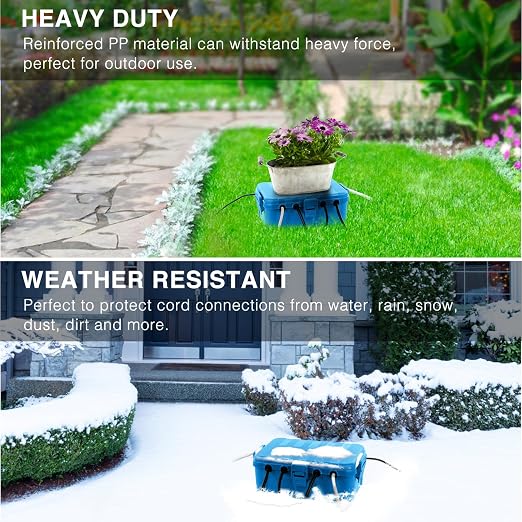 Flemoon Large Outdoor Electrical Box, Waterproof Extension Cord Cover | Inner - Image 5