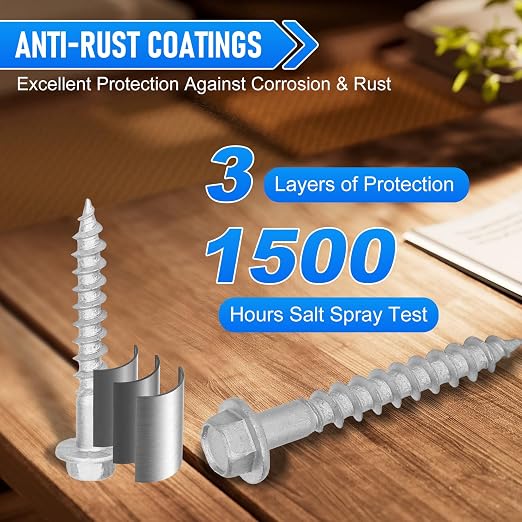 Mech.Galv.#10 x 1-1/2" Joist Hanger Screws-500 Qty, Joist Connector Screws | - Image 4