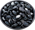 Polished Obsidian Crystal Set, 0.4", 128 Pcs - Handpicked Tumbled Stones and Crystals Bulk for Healing, Reiki, Meditation, Witchcraft and Home Decor, Obsidian - 0.4"- 10 oz