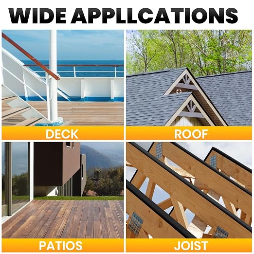 ADHES Deck Joist Tape, Deck Flashing Tape Ideal - Image 2