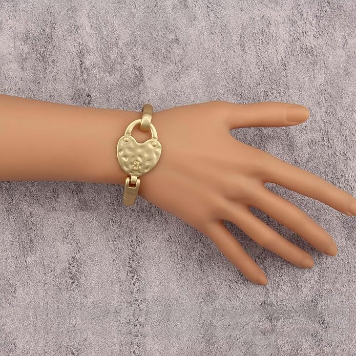 Gold Cuff Bracelet for Women Silver Beaded Bracelets Open Bangle Stackable Stretch Bead Bracelet Boho Jewelry Gifts for Wife Couple