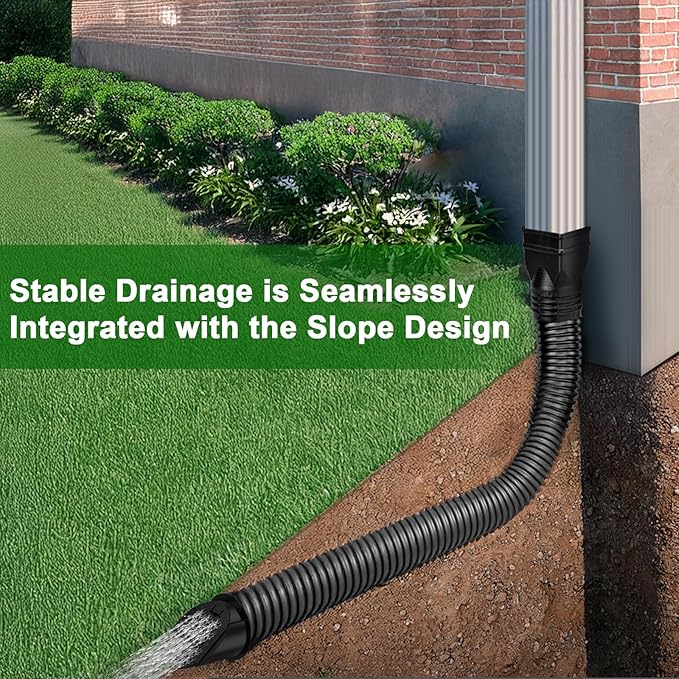 1 Pack 4" Drainage Grate Cover, Rain Diverter, Drainage Grate Yard Drain - Image 5