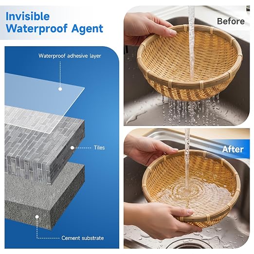 Transparent Waterproof Sealant 70oz, Bonds to roofs, concrete & wood, - Image 3