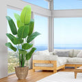 Bird of Paradise Plant Artificial 6ft, Faux Plants Indoor Tall by HZXGCP