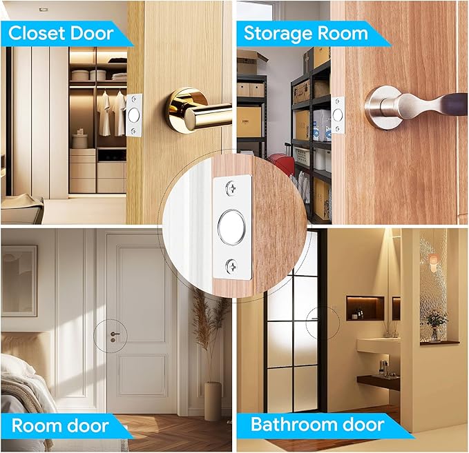 Door Ball Catch Hardware, Adjustable Hidden Magnetic Ball Catch, Stainless - Image 6