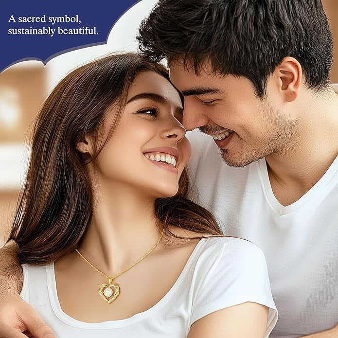 MOOSEA Valentines Day Gifts for Women Wife, 1-3 Carat D Color VVS1 Clarity Moissanite Heart Pendant Necklaces Anniversary Birthday Gifts for Wife Mom Daughter 925 Sterling Silver Necklace
