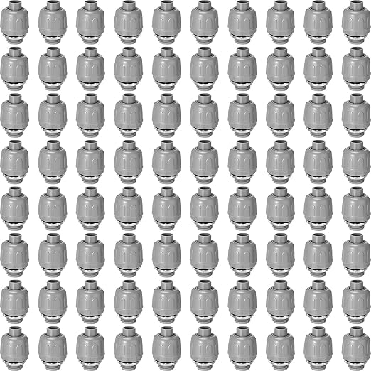 Maitys 150 Pcs 1/2 Inch Liquid Tight Connector Straight 180 Degree | PVC by Maitys