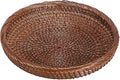 Hipiwe Small Key Basket Bowl for Entryway 7.6" Round Wicker Basket by Hipiwe