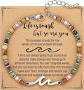 TONY & SANDY Friend Gifts for Women, Unique Valentine's Day Gifts for Her, Sister Gifts from Sister, Wave Bracelet, Christmas Birthday Gifts for Women, Bestie Friendship Bracelets