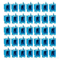 36 Pack 1-Gang Old Work Retrofit Electrical Box, 14 Cu. in. PVC Junction Box by Unknown