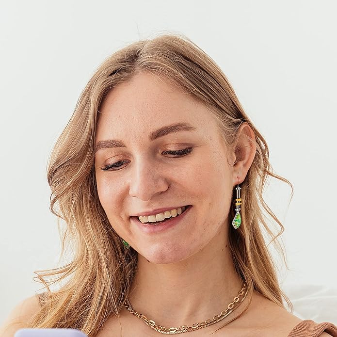 Silver Handmade Boho Earrings Dangle Earrings for Women